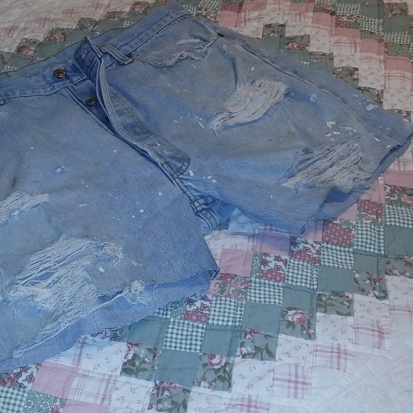 Levi's button up shorts 501 - Picture 1 of 3